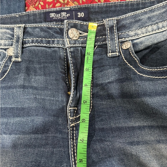 Miss me Chloe boot cut Jean with real cow hair inlay 30/34 - Picture 8 of 11